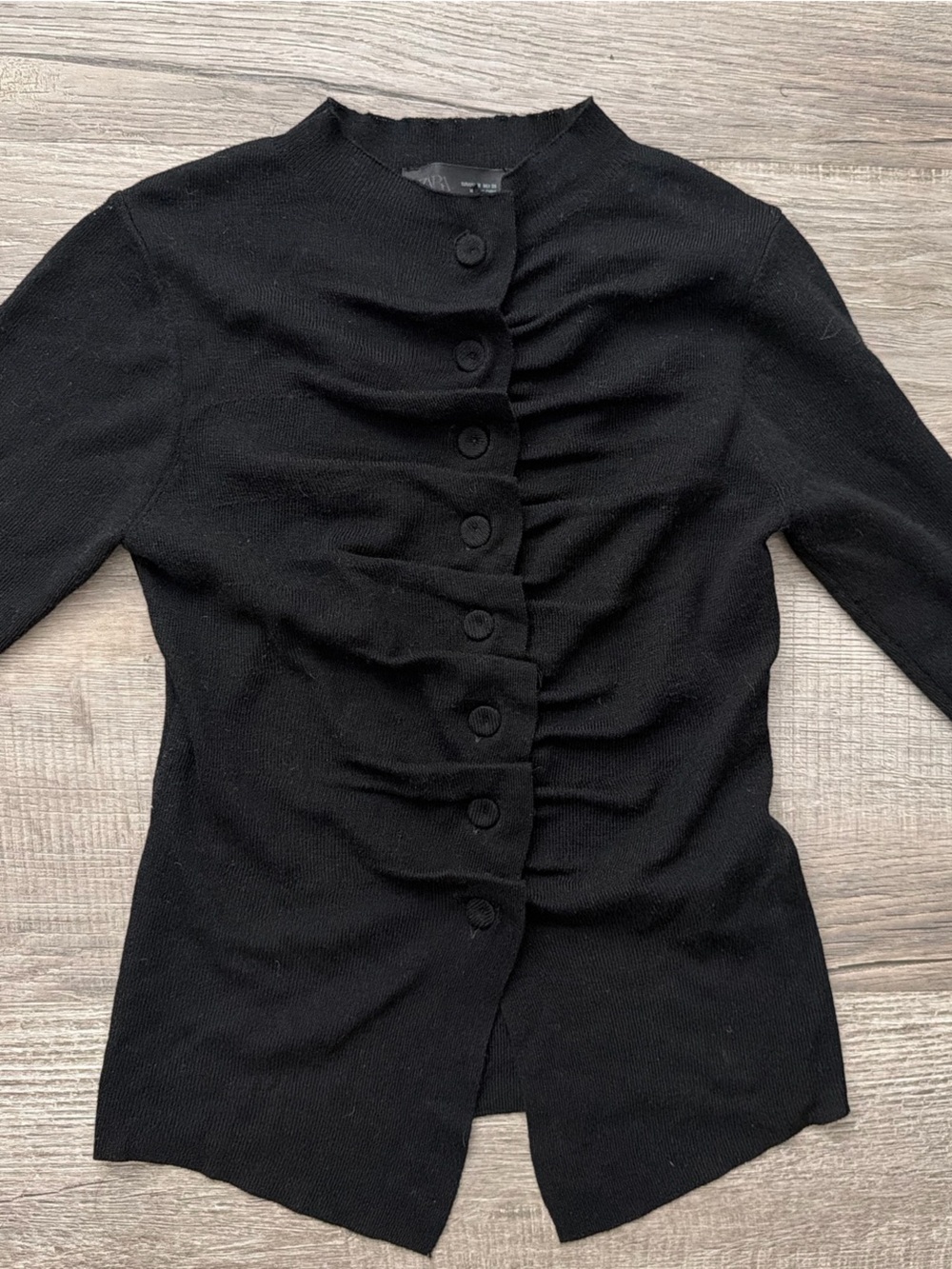 Zara Black Women’s Button-Front Sweater